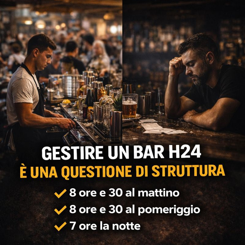 Come organizzare i turni in un bar H24: la struttura