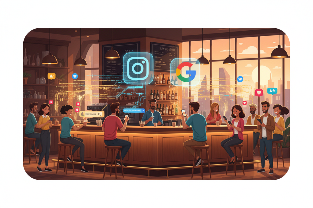Come attirare più clienti nel tuo bar usando Instagram e Google