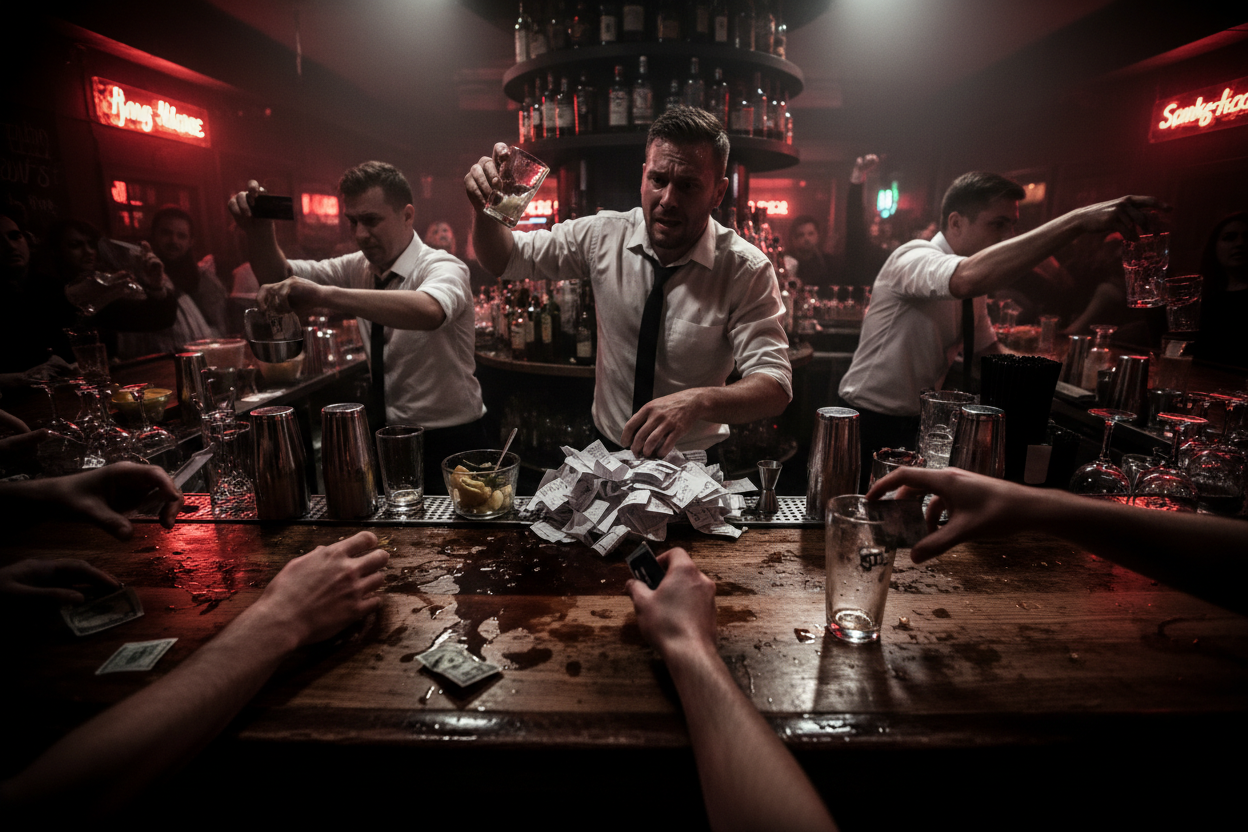 PERCHÉ IL TUO BAR VA IN TILT SEMPRE NEGLI STESSI ORARI  (E NON È SFORTUNA)